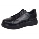 Pantofi dama Sport Casual din piele naturala de culoare neagra GKR121NS