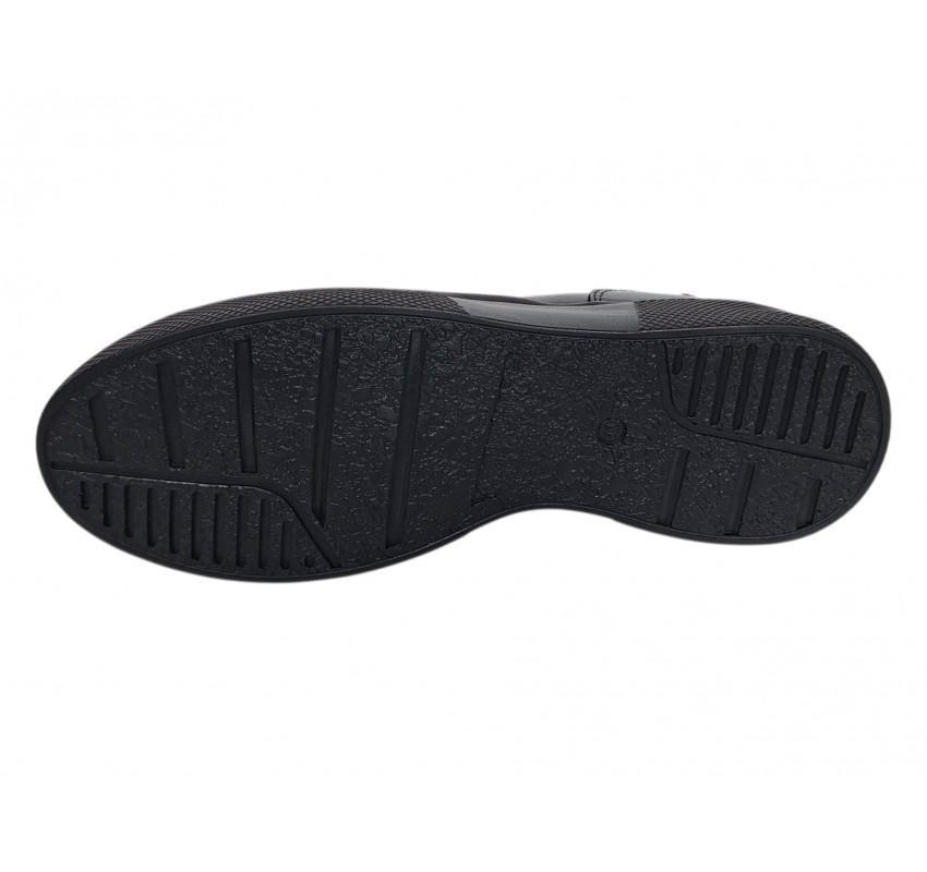 Pantofi dama Sport Casual din piele naturala de culoare neagra GKR121NS