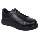 Pantofi dama Sport Casual din piele naturala de culoare neagra GKR121NS