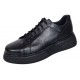 Pantofi dama Sport Casual din piele naturala de culoare neagra GKR121NS