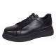 Pantofi dama Sport Casual din piele naturala de culoare neagra GKR121NS
