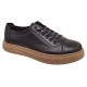 Pantofi barbati casual din piele naturala Negru Gold GKR122N