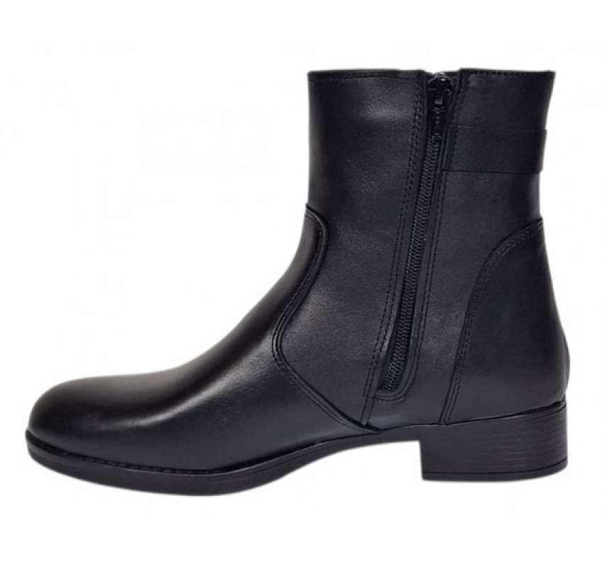 Botine dama din piele naturala imblanite Garda GKR123N