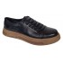 Pantofi barbati casual din piele naturala Negru Gold GKR124N