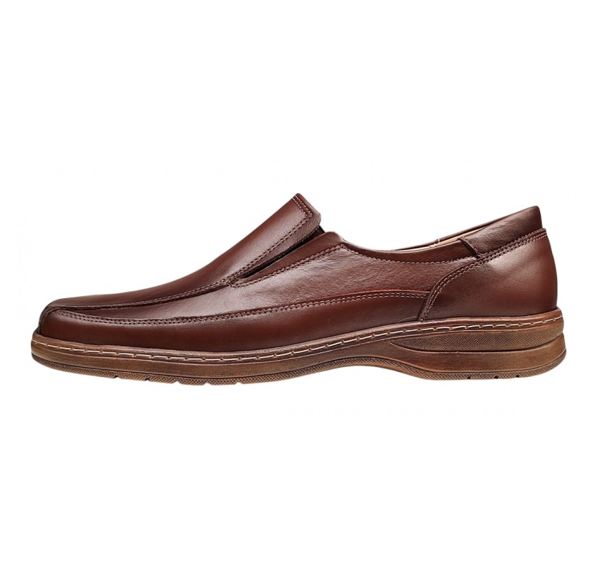 Pantofi casual barbati din piele naturala - Model Maro fara siret GKR126M Pantofi casual barbati din piele naturala - Model Maro fara siret GKR126M
