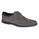 Pantofi barbati perforati din piele naturala - Sport Casual Gri 128GRI