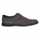 Pantofi barbati perforati din piele naturala - Sport Casual Gri 128GRI