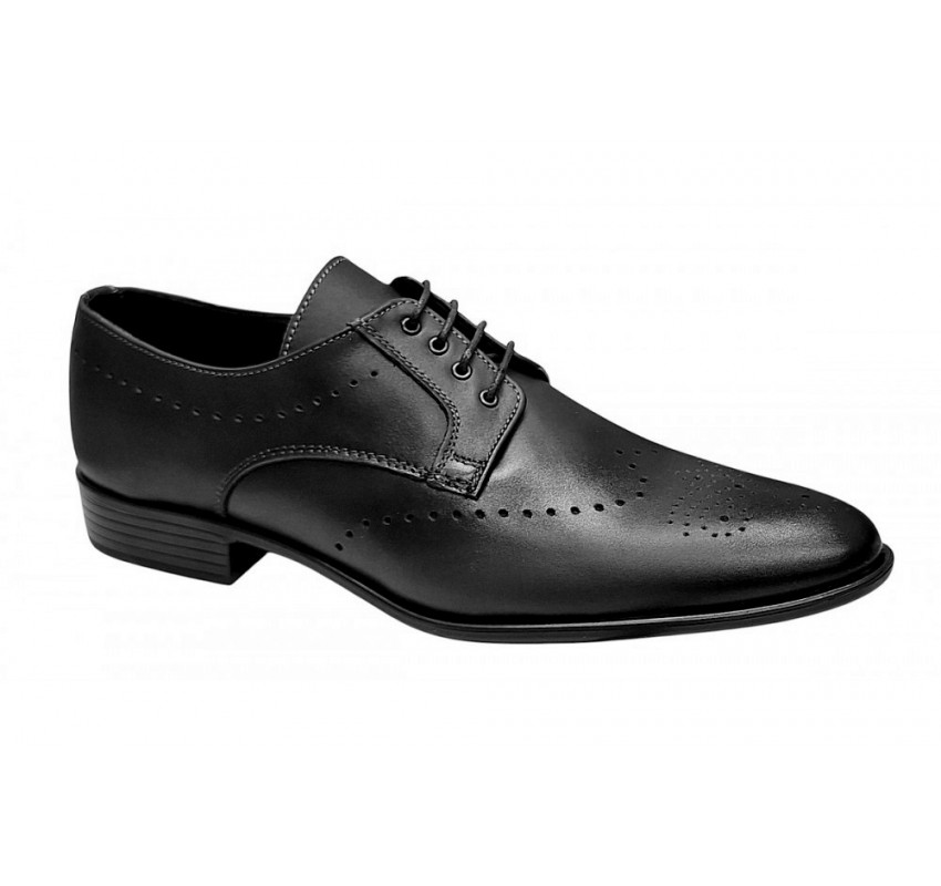 Pantofi eleganti barbati din piele naturala - Model Negru 131