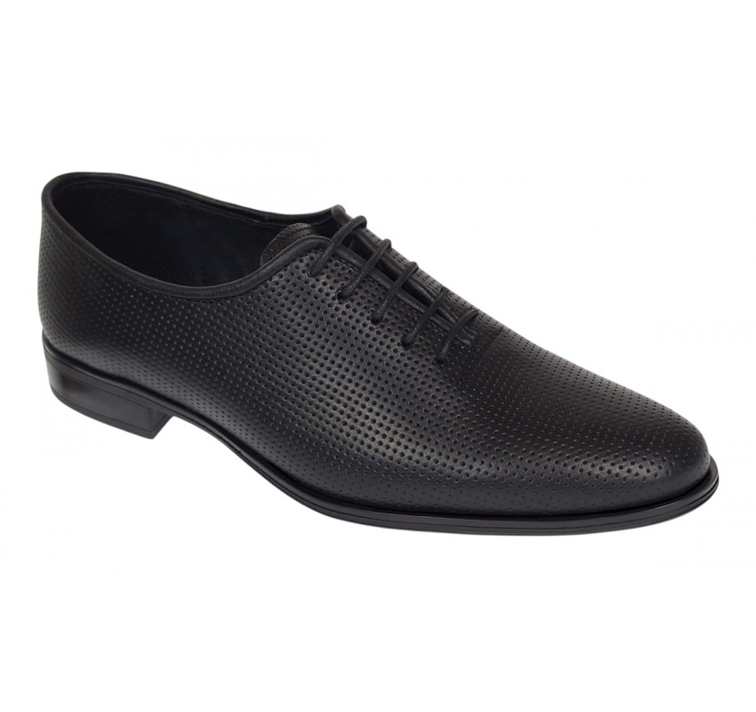 Pantofi barbati eleganti din piele naturala matritata - Model Negru GKR132NP Pantofi barbati eleganti din piele naturala matritata - Model Negru GKR132NP