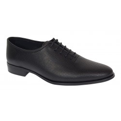 Pantofi barbati eleganti din piele naturala matritata - Model Negru GKR132NP