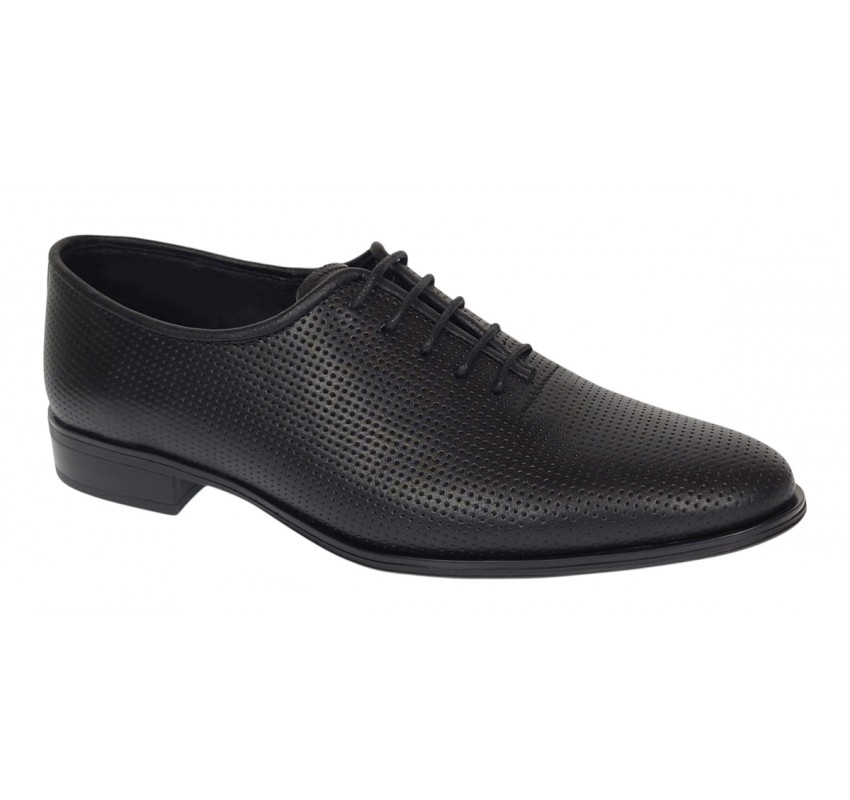 Pantofi barbati eleganti din piele naturala matritata - Model Negru GKR132NP Pantofi barbati eleganti din piele naturala matritata - Model Negru GKR132NP