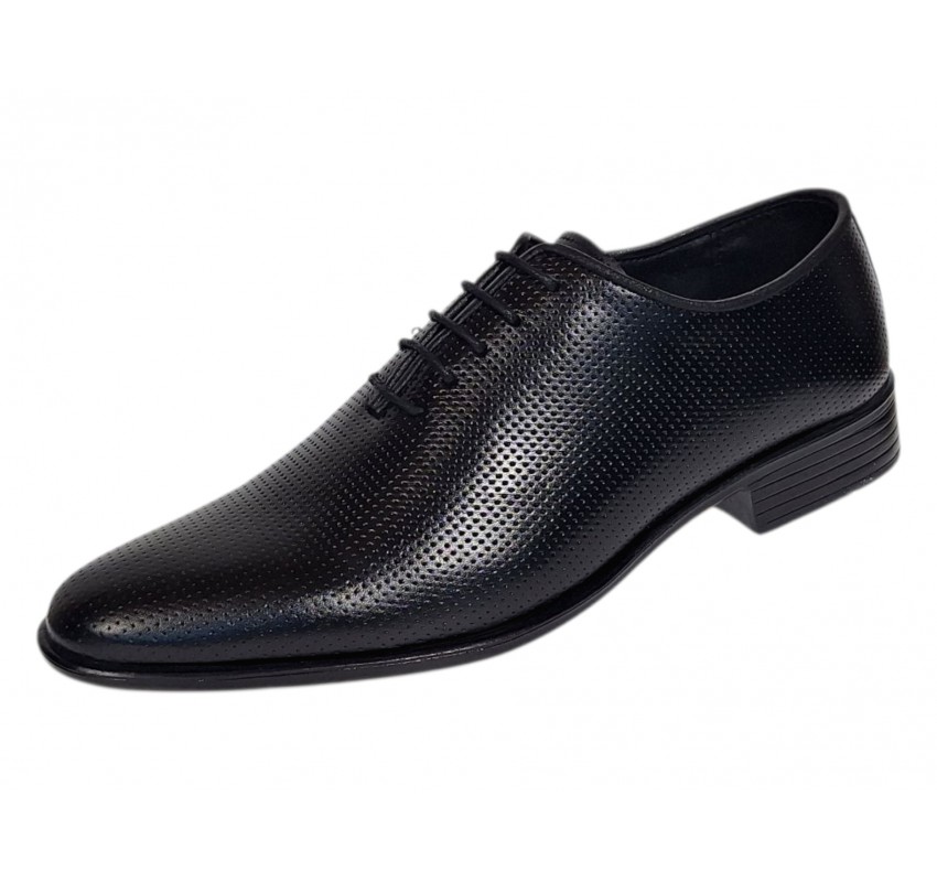 Pantofi barbati eleganti din piele naturala matritata - Negru Lucios Samir GKR132NP