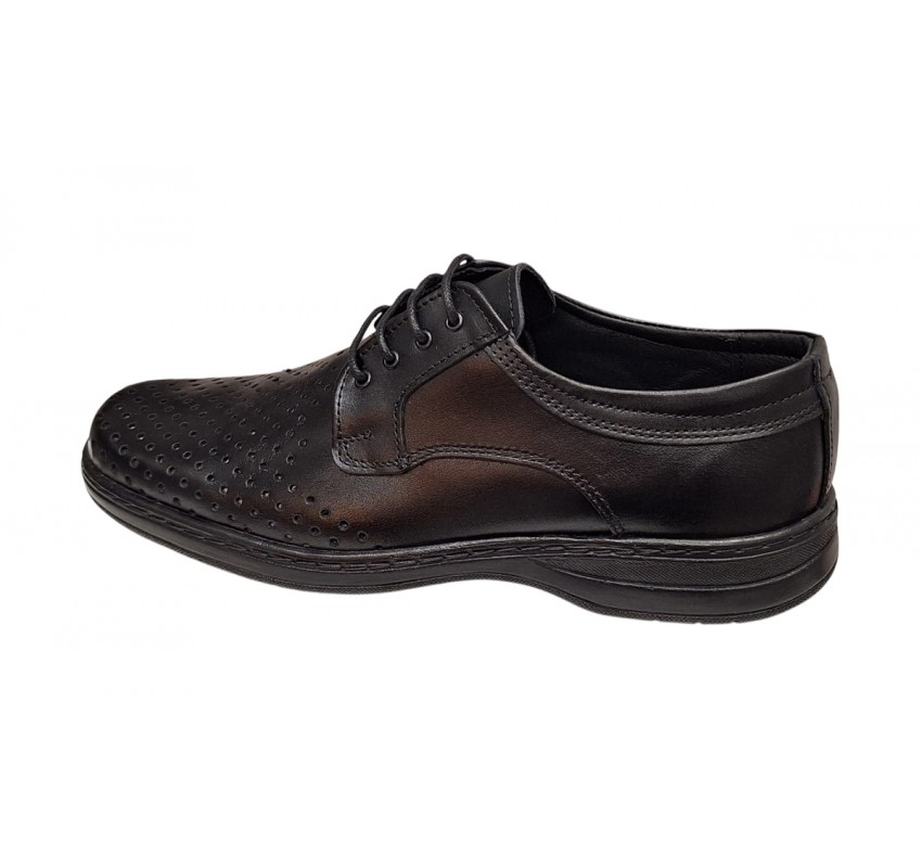 Pantofi casual barbati din piele naturala cu perforatii marimi 39 - 47 Ciucaleti