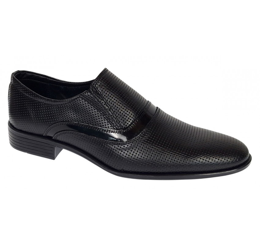 Pantofi barbati eleganti din piele naturala Negru GKR1PFN Pantofi barbati eleganti din piele naturala Negru GKR1PFN