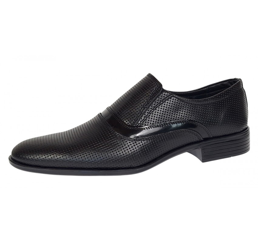 Pantofi barbati eleganti din piele naturala Negru GKR1PFN Pantofi barbati eleganti din piele naturala Negru GKR1PFN