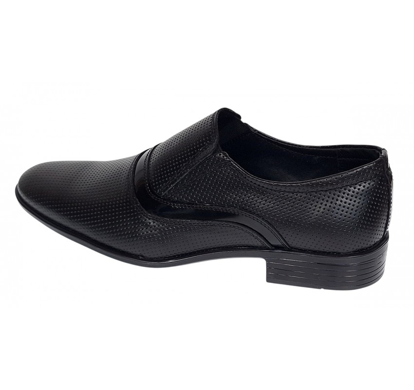 Pantofi barbati eleganti din piele naturala Negru GKR1PFN Pantofi barbati eleganti din piele naturala Negru GKR1PFN
