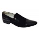Pantofi barbati eleganti din piele naturala - Model Negru fara siret 1RN Marimea 44 Pantofi barbati eleganti din piele naturala - Model Negru fara siret 1RN Marimea 44