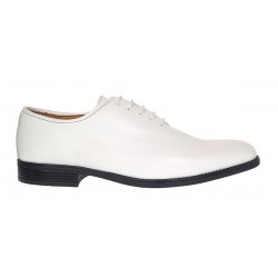 Pantofi barbati eleganti din piele naturala Alb - GKR200A