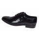 Pantofi barbati eleganti din piele naturala de culoare negru lac Donatto GKR200LN