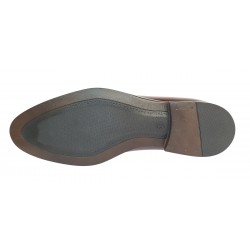 Pantofi barbati eleganti din piele naturala maro cognac - GKR200M