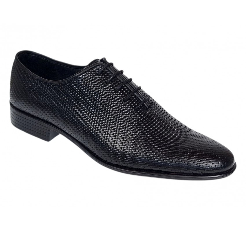 Pantofi barbati eleganti din piele naturala de culoare neagra Donatto M GKR200MTR