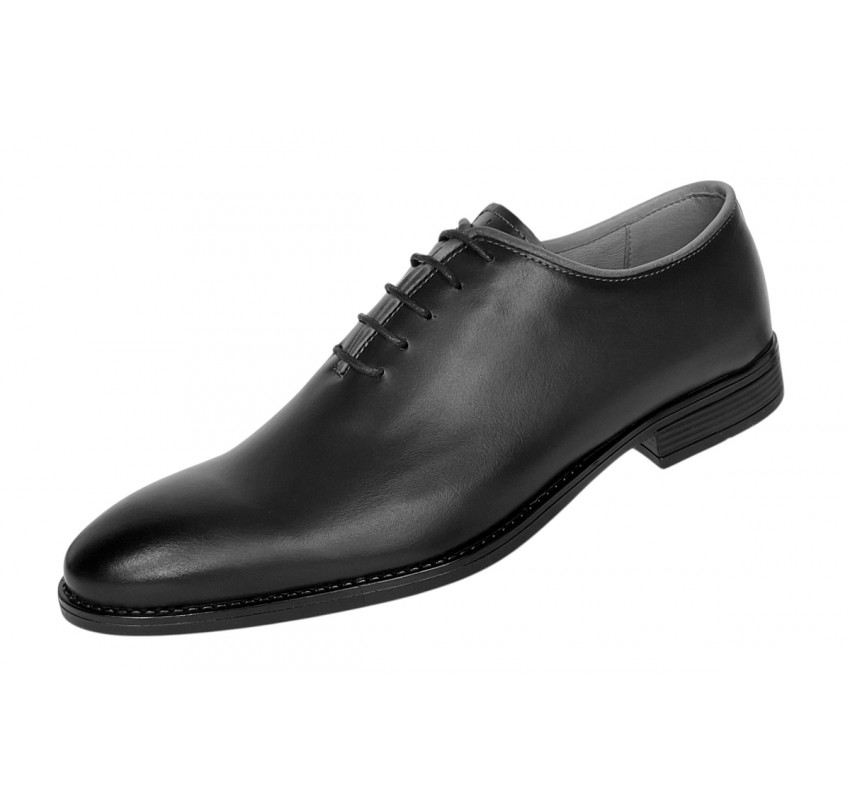 Pantofi barbati eleganti din piele naturala de culoare neagra Donatto GKR200NBOX