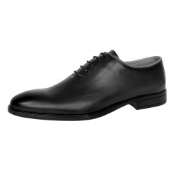 Pantofi barbati eleganti din piele naturala de culoare neagra - GKR200N
