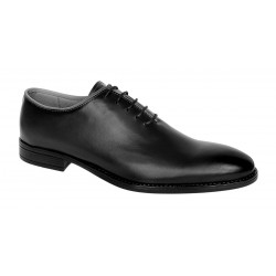 Pantofi barbati eleganti din piele naturala de culoare neagra - GKR200N