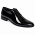 Pantofi bărbați eleganți negri din piele naturală lăcuită GKR201LN