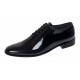Pantofi barbati eleganti din piele naturala de culoare negru lac - GKR201LN