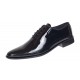 Pantofi barbati eleganti din piele naturala de culoare negru lac - GKR201LN