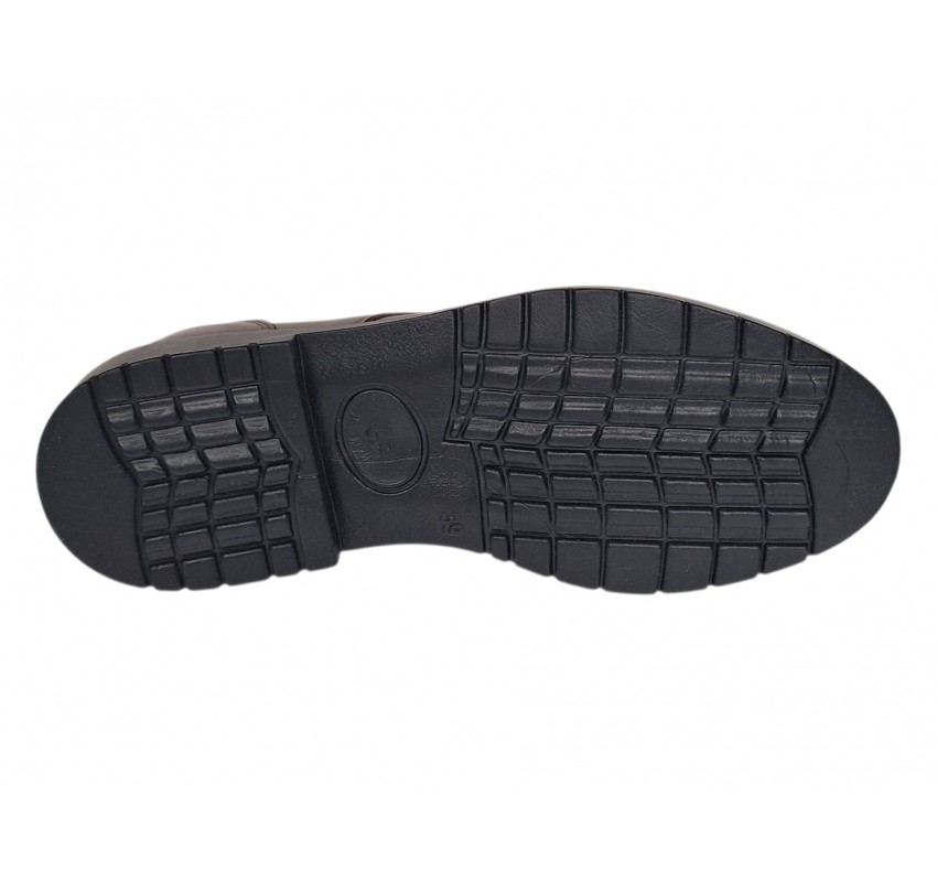 Pantofi barbati casual maro din piele naturala GKR217M