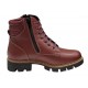 Ghete dama imblanite din piele naturala cu doua femoare Bordeaux GKR21VIS