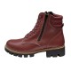 Ghete dama imblanite din piele naturala cu doua femoare Bordeaux GKR21VIS