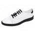 Pantofi barbati casual din piele naturala Alb cu Negru Matritat GKR231ANTR