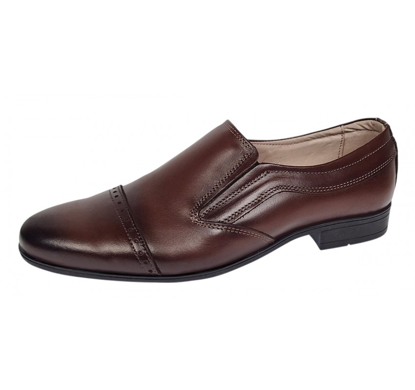 Pantofi barbati eleganti din piele naturala Maro fara inchidere GKR232M