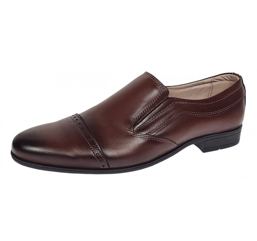 Pantofi barbati eleganti din piele naturala Maro fara inchidere GKR232M