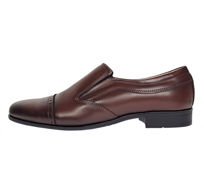 Pantofi barbati eleganti din piele naturala Maro fara inchidere GKR232M