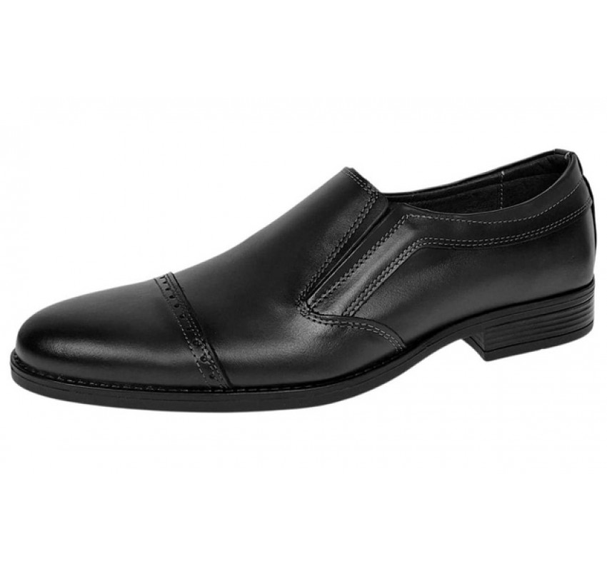 Pantofi barbati eleganti din piele naturala fara siret GKR232NEL