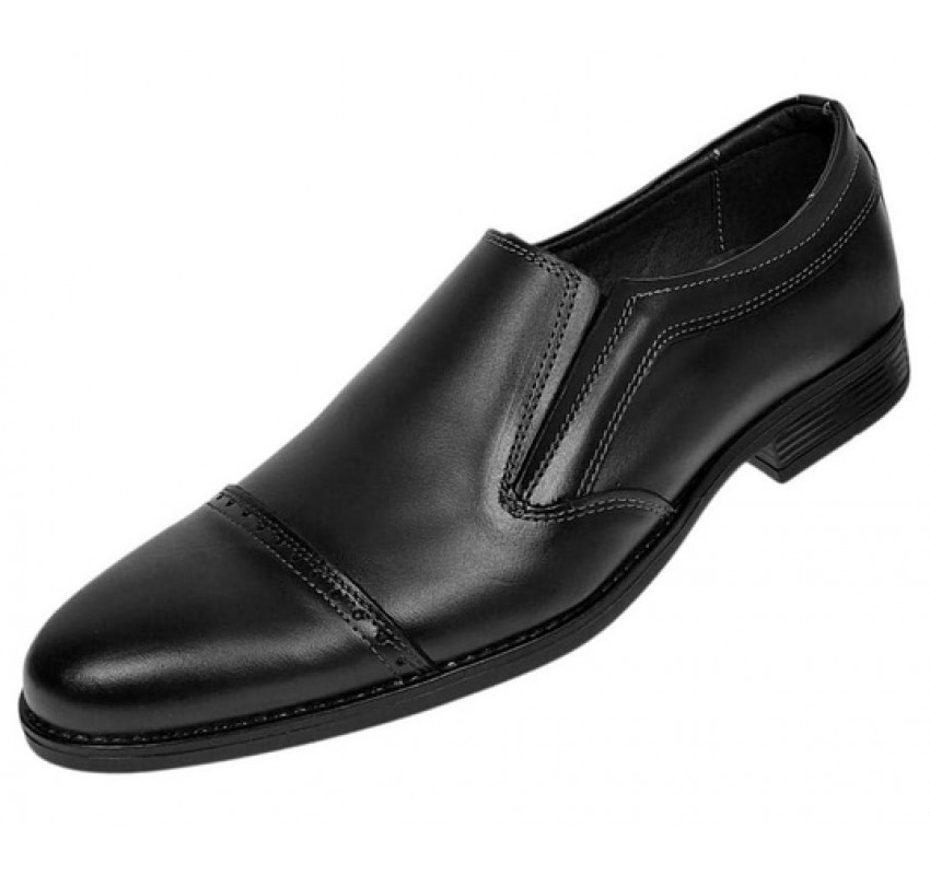 Pantofi barbati eleganti din piele naturala fara siret GKR232NEL