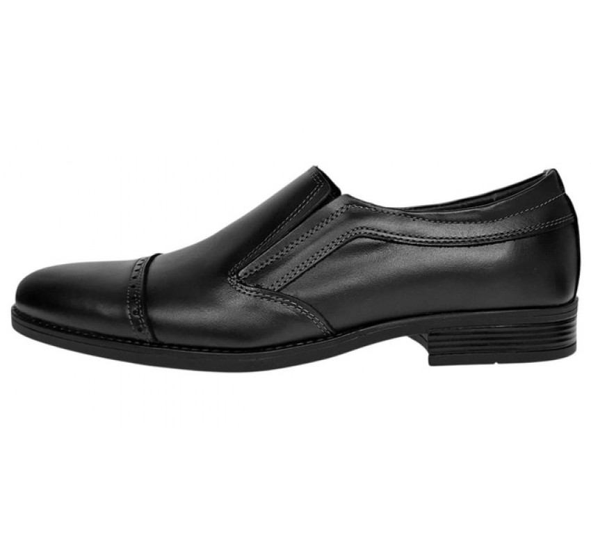 Pantofi barbati eleganti din piele naturala fara siret GKR233NEL