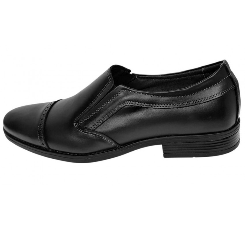 Pantofi barbati eleganti din piele naturala fara siret GKR233NEL