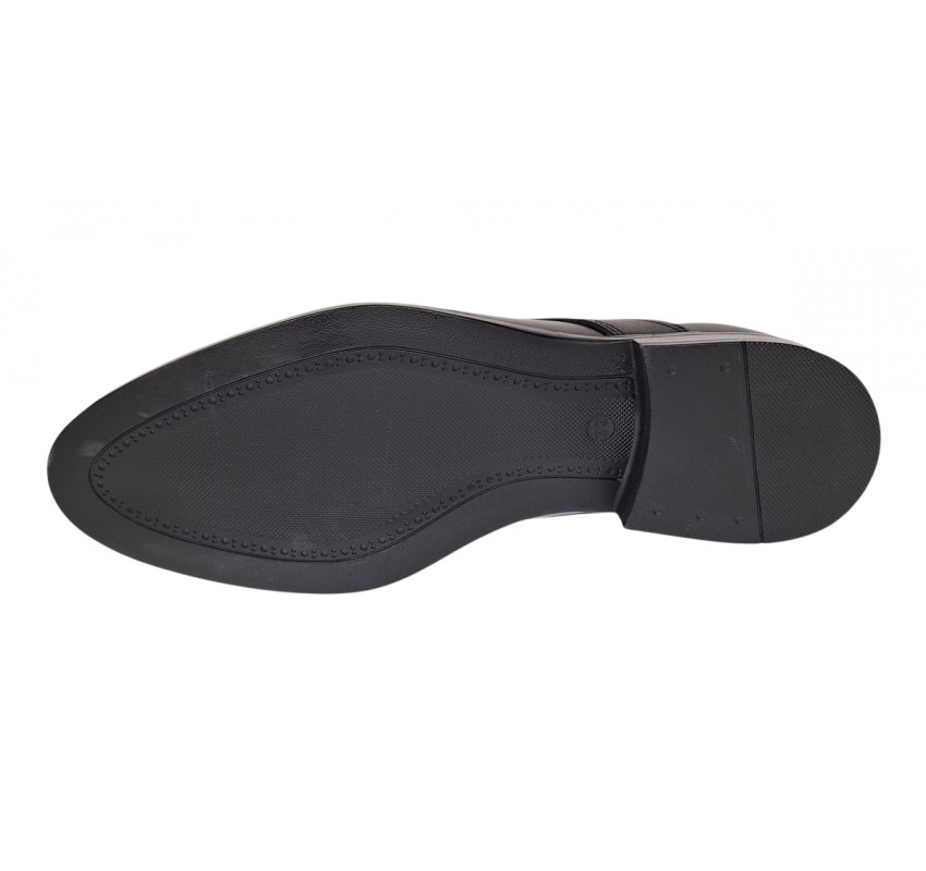 Pantofi barbati eleganti din piele naturala Nikolas Negru GKR235N