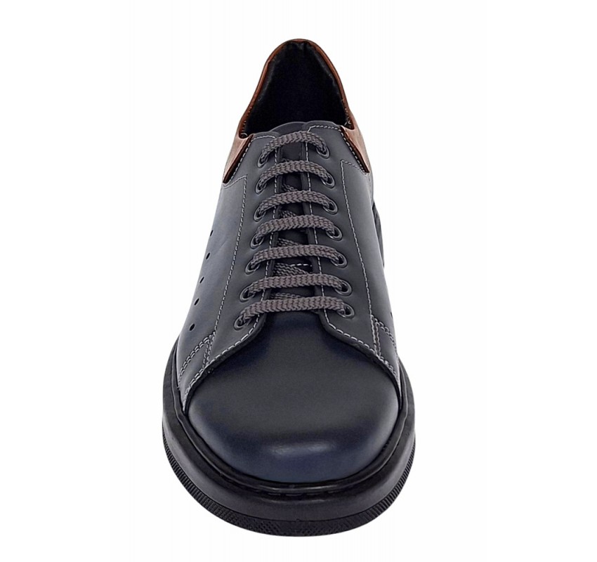 Pantofi casual barbati din piele naturala - Model Cairo Bleumarin 23XBL Pantofi casual barbati din piele naturala - Model Cairo Bleumarin 23XBL