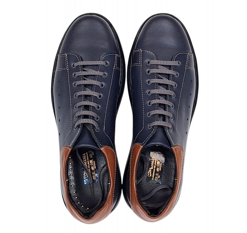 Pantofi casual barbati din piele naturala - Model Cairo Bleumarin 23XBL Pantofi casual barbati din piele naturala - Model Cairo Bleumarin 23XBL