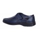 Pantofi barbati casual din piele naturala, calapod lat - Model GKR24 Bleumarin