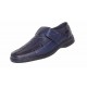 Pantofi barbati casual din piele naturala, calapod lat - Model GKR24 Bleumarin