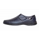 Pantofi barbati casual din piele naturala, calapod lat - Model GKR24 Bleumarin