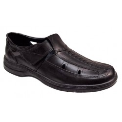Pantofi barbati casual din piele naturala, decupati, cu scai, calapod lat, GKR24N Pantofi barbati casual din piele naturala, decupati, cu scai, calapod lat, GKR24N