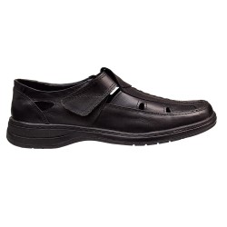 Pantofi barbati casual din piele naturala, decupati, cu scai, calapod lat, GKR24N Pantofi barbati casual din piele naturala, decupati, cu scai, calapod lat, GKR24N